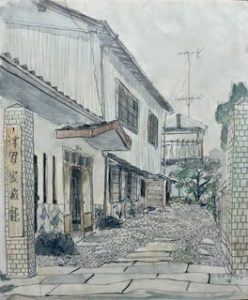 館内の絵画