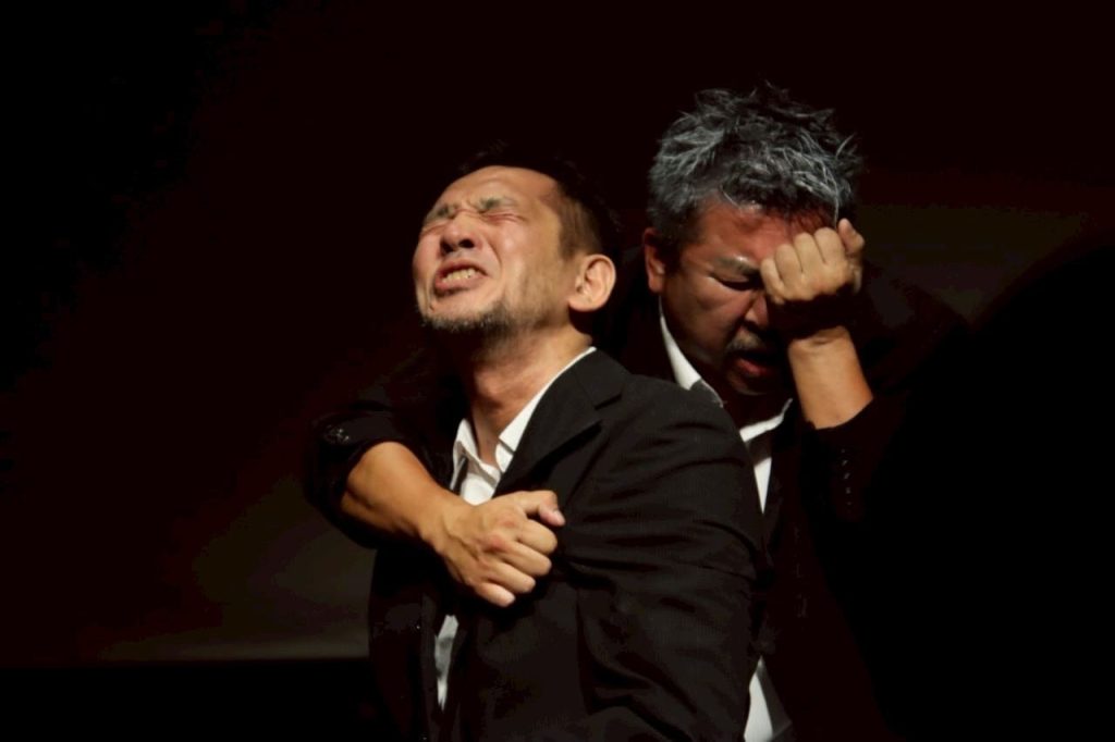 過去の舞台での一枚　山本さんと川辺さんツーショット