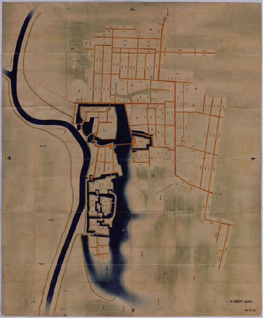 絵図1　正保城絵図下総国古河城絵図